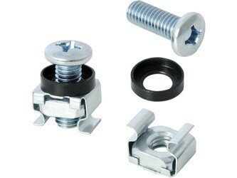 Комплект крепежа (винт M6, квадратная гайка, пластиковая шайба) GYDERS CNC-M6-12