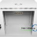 Шкаф настенный 19 дюймов 6 юнитов 600х450х368 GYDERS GDR-66045G, стеклянная дверь серый
