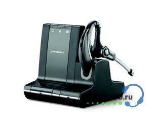 Plantronics W730/A-APP51, Savi, беспроводная гарнитура PL-W730/A-APP51 с электронным микролифтом для Polycom